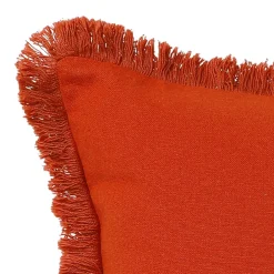 Becquet Coussin à franges< Rideau Et Déco Textile|Décoration Textile Unie