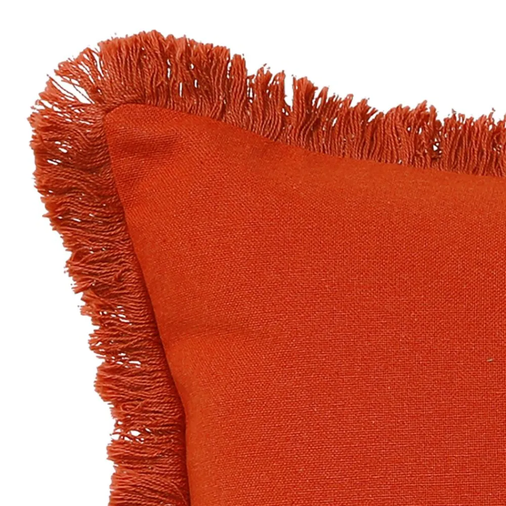 Becquet Coussin à franges< Rideau Et Déco Textile|Décoration Textile Unie