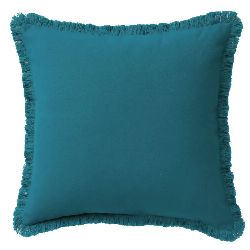 Becquet Coussin à franges< Rideau Et Déco Textile|Décoration Textile Unie