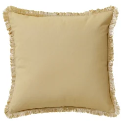 Becquet Coussin à franges< Rideau Et Déco Textile|Décoration Textile Unie