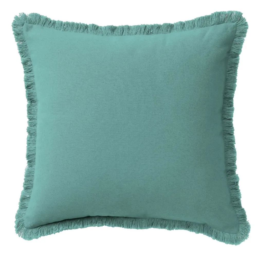 Becquet Coussin à franges< Rideau Et Déco Textile|Décoration Textile Unie
