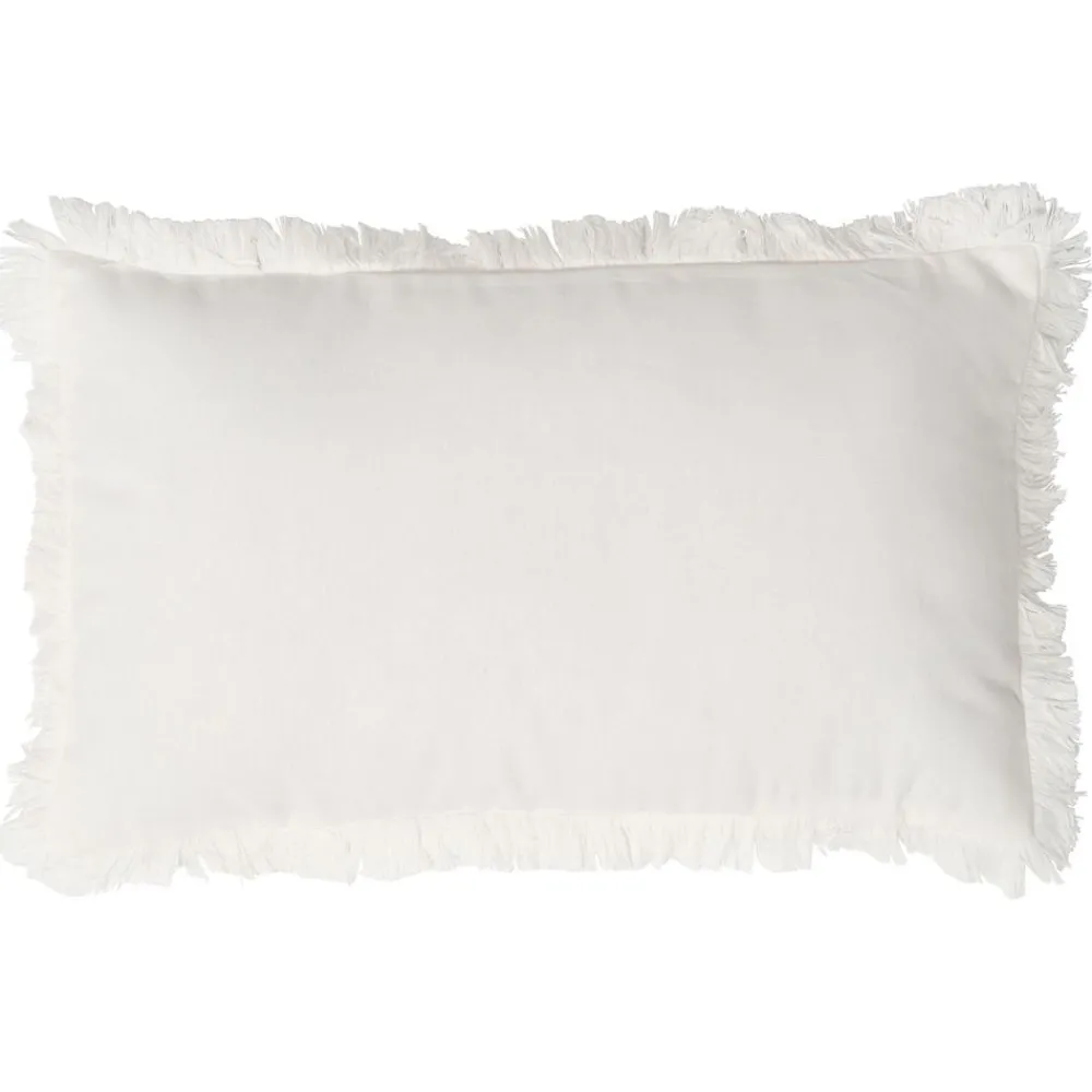 Becquet Coussin à franges< Rideau Et Déco Textile|Décoration Textile Unie