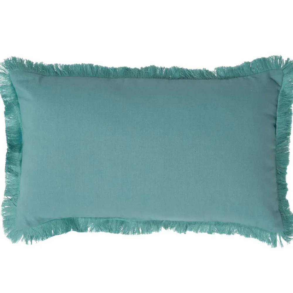 Becquet Coussin à franges< Rideau Et Déco Textile|Décoration Textile Unie