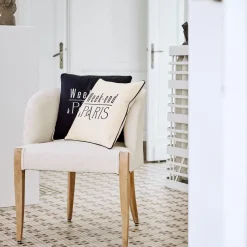 Becquet Coussin brodé