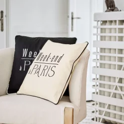 Becquet Coussin brodé