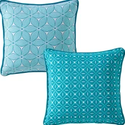 Becquet Coussin double face graphique< Rideau Et Déco Textile|Coussin, Housse De Coussin