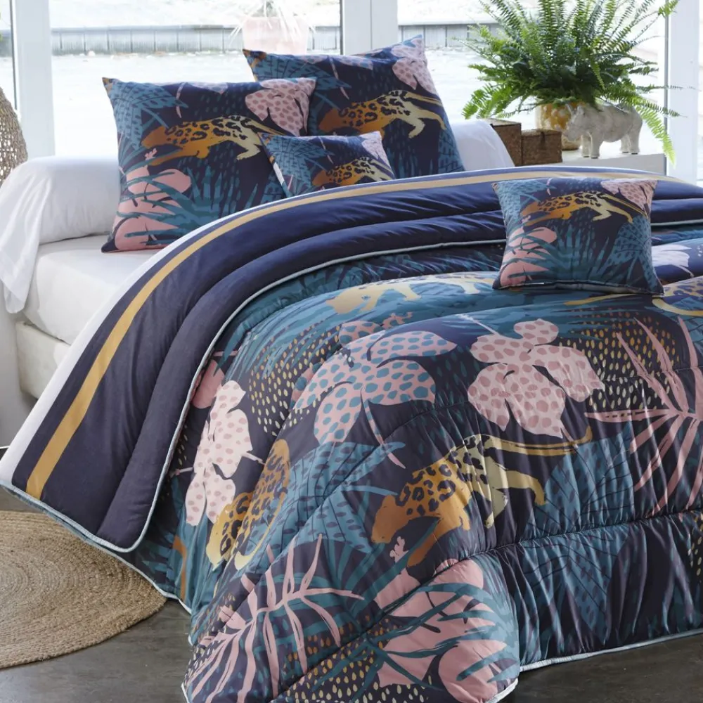 Becquet Coussin double face motifs léopard/ rayures< Rideau Et Déco Textile|Coussin, Housse De Coussin