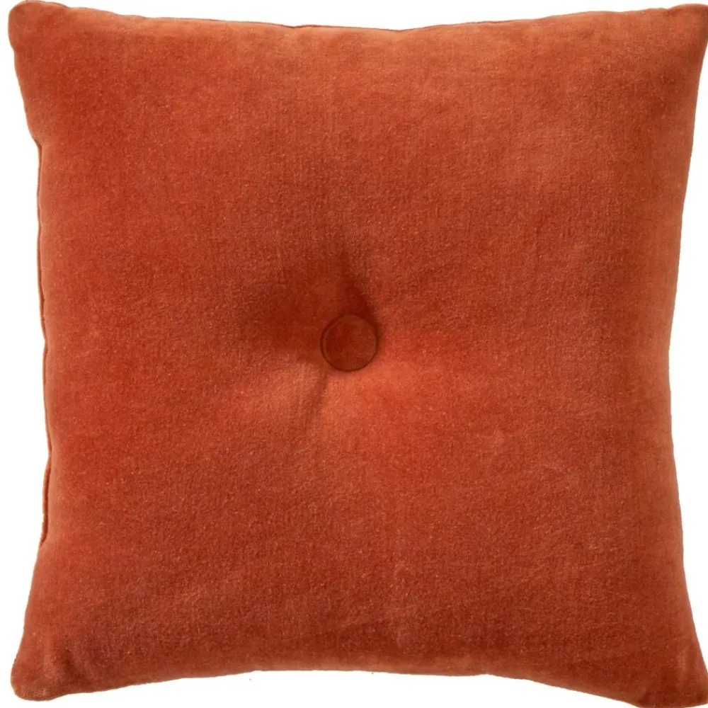 Becquet Coussin en velours ras< Rideau Et Déco Textile|Décoration Textile Unie