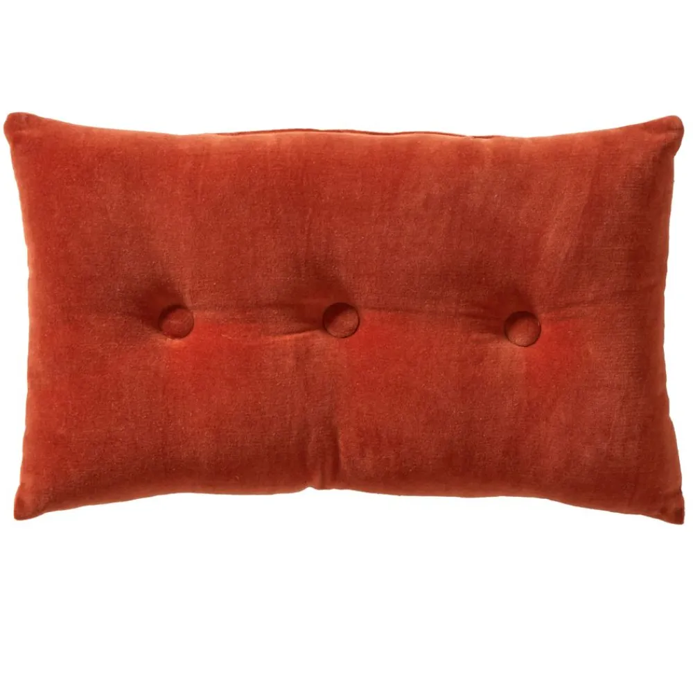 Becquet Coussin en velours ras< Rideau Et Déco Textile|Décoration Textile Unie
