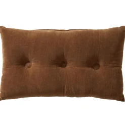 Becquet Coussin en velours ras< Rideau Et Déco Textile|Décoration Textile Unie