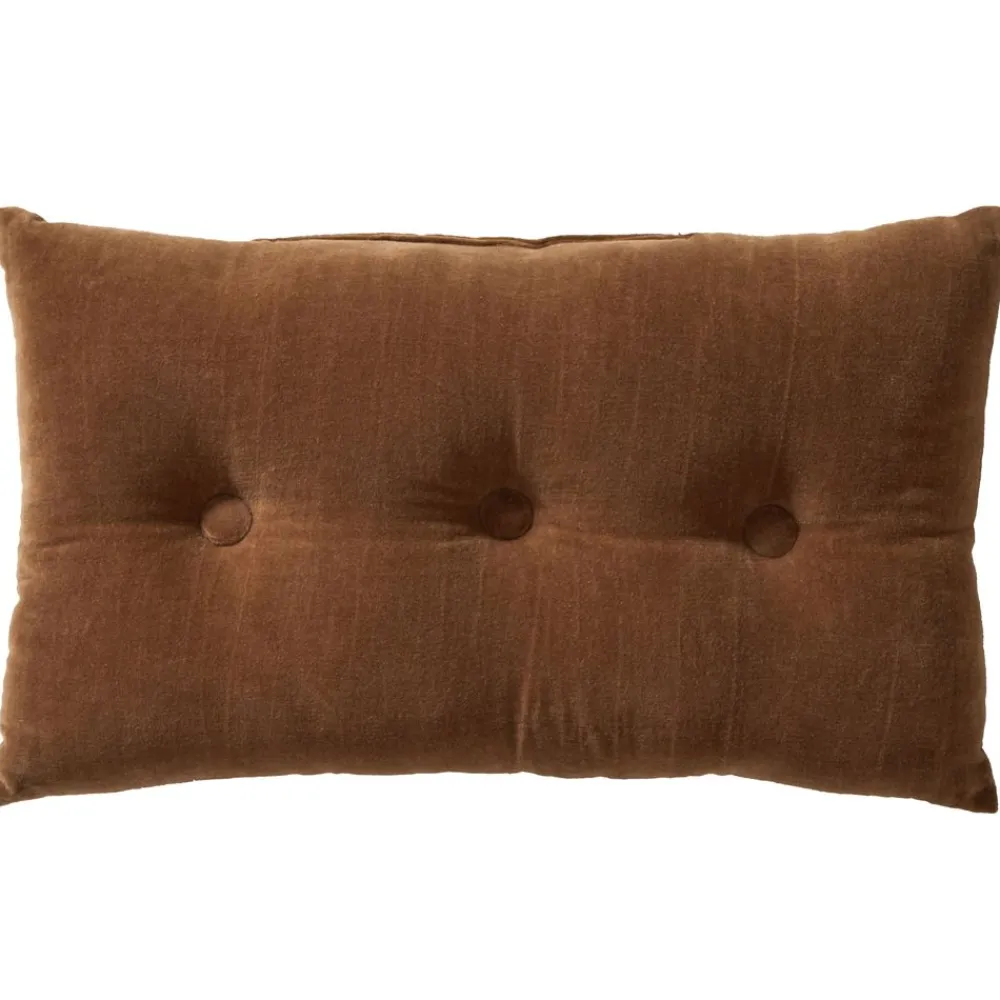 Becquet Coussin en velours ras< Rideau Et Déco Textile|Décoration Textile Unie