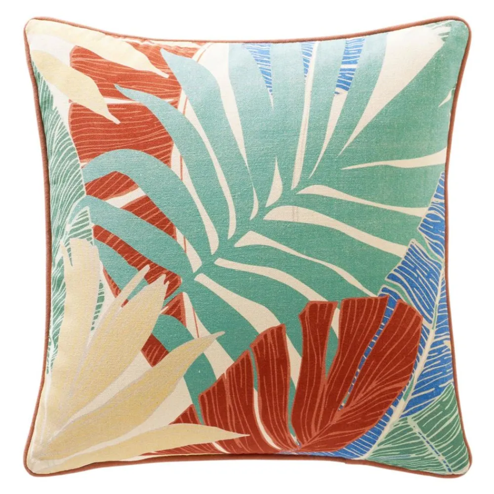 Becquet Coussin imprimé hawaïen< Rideau Et Déco Textile|Coussin, Housse De Coussin