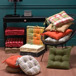 Becquet Coussin matelas capitons - Lot de 2< Décoration Textile Unie|Pouf, Matelas, Futon