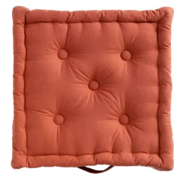 Becquet Coussin matelas capitons - Lot de 2< Décoration Textile Unie|Pouf, Matelas, Futon