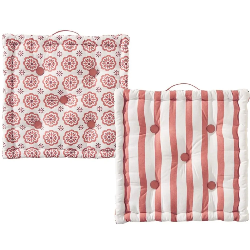 Becquet Coussin matelas imprimé double face - CRÉATION< Rideau Et Déco Textile|Pouf, Matelas, Futon