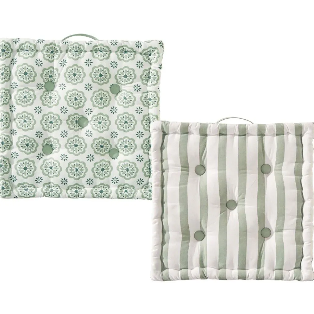 Becquet Coussin matelas imprimé double face - CRÉATION< Rideau Et Déco Textile|Pouf, Matelas, Futon