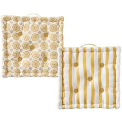 Becquet Coussin matelas imprimé double face - CRÉATION< Rideau Et Déco Textile|Pouf, Matelas, Futon