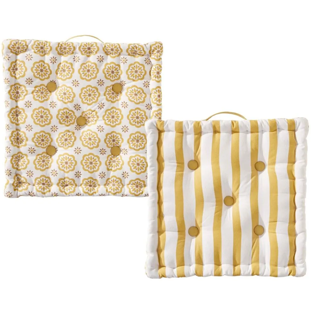 Becquet Coussin matelas imprimé double face - CRÉATION< Rideau Et Déco Textile|Pouf, Matelas, Futon