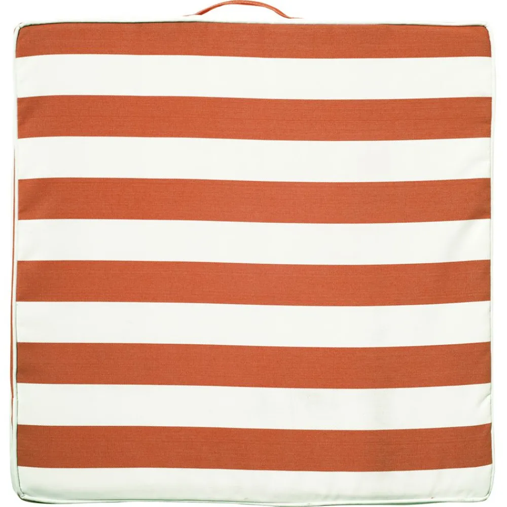 Becquet Coussin matelas rayé d'extérieur< Rideau Et Déco Textile|Pouf, Matelas, Futon