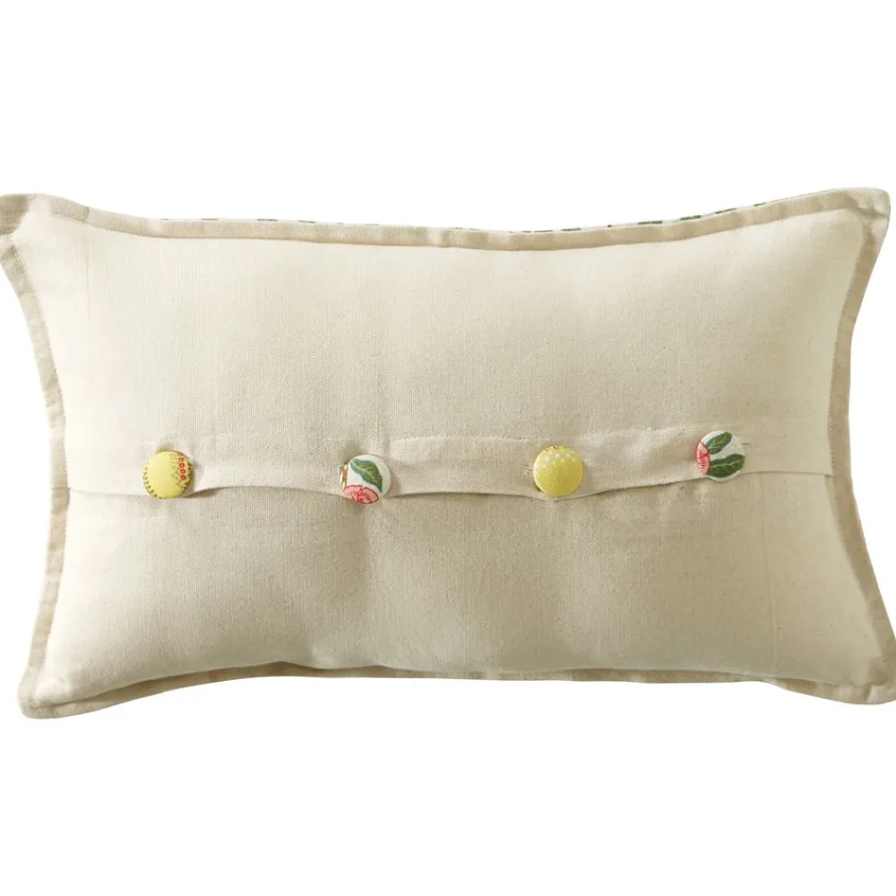 Becquet Coussin motif citrons - CRÉATION< Rideau Et Déco Textile|Coussin, Housse De Coussin