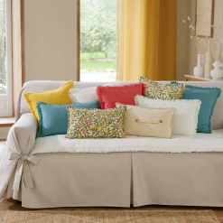 Becquet Coussin motif citrons - CRÉATION< Rideau Et Déco Textile|Coussin, Housse De Coussin