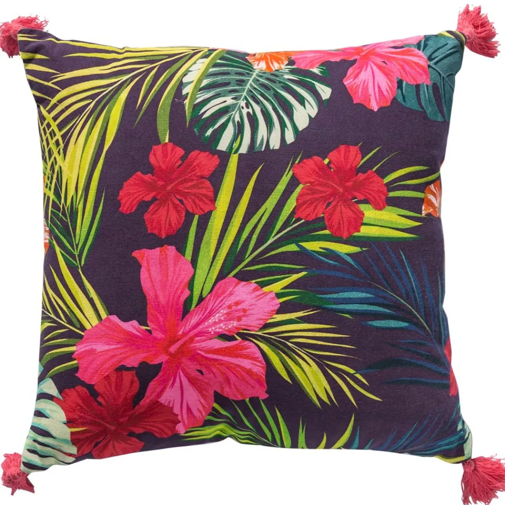 Becquet Coussin motif exotique< Rideau Et Déco Textile|Coussin, Housse De Coussin