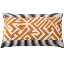 Becquet Coussin motif géométrique - CRÉATION< Coussin, Housse De Coussin|Les Matières