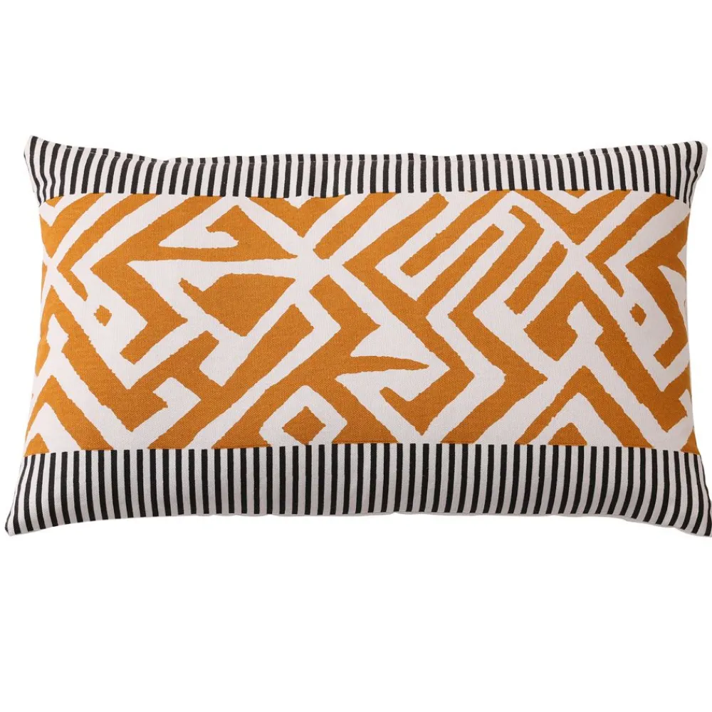 Becquet Coussin motif géométrique - CRÉATION< Coussin, Housse De Coussin|Les Matières