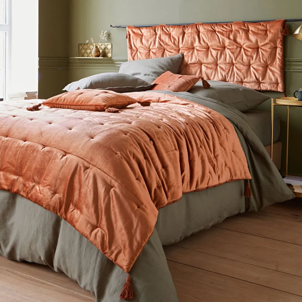 Becquet Coussin velours moiré - CRÉATION< Rideau Et Déco Textile|Décoration Textile Unie