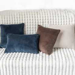 Becquet Coussin velours perlé< Rideau Et Déco Textile|Coussin, Housse De Coussin