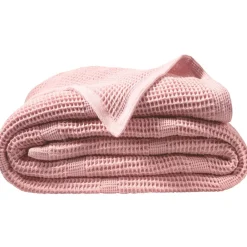Becquet Couverture COTON NID-D'ABEILLES - Tempérée< Décoration Textile Unie|Les Matières