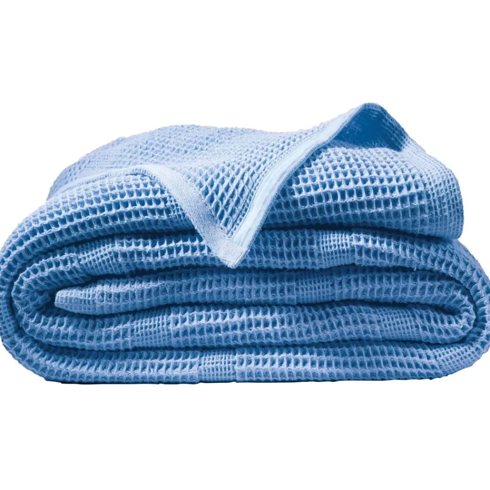 Becquet Couverture COTON NID-D'ABEILLES - Tempérée< Décoration Textile Unie|Les Matières