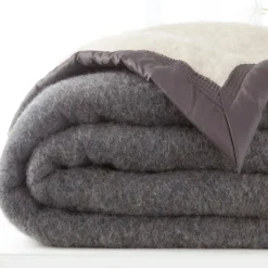 Becquet Couverture LAINE Woolmark® - 800 g/m² - Ultra-chaude< Couverture|Couverture