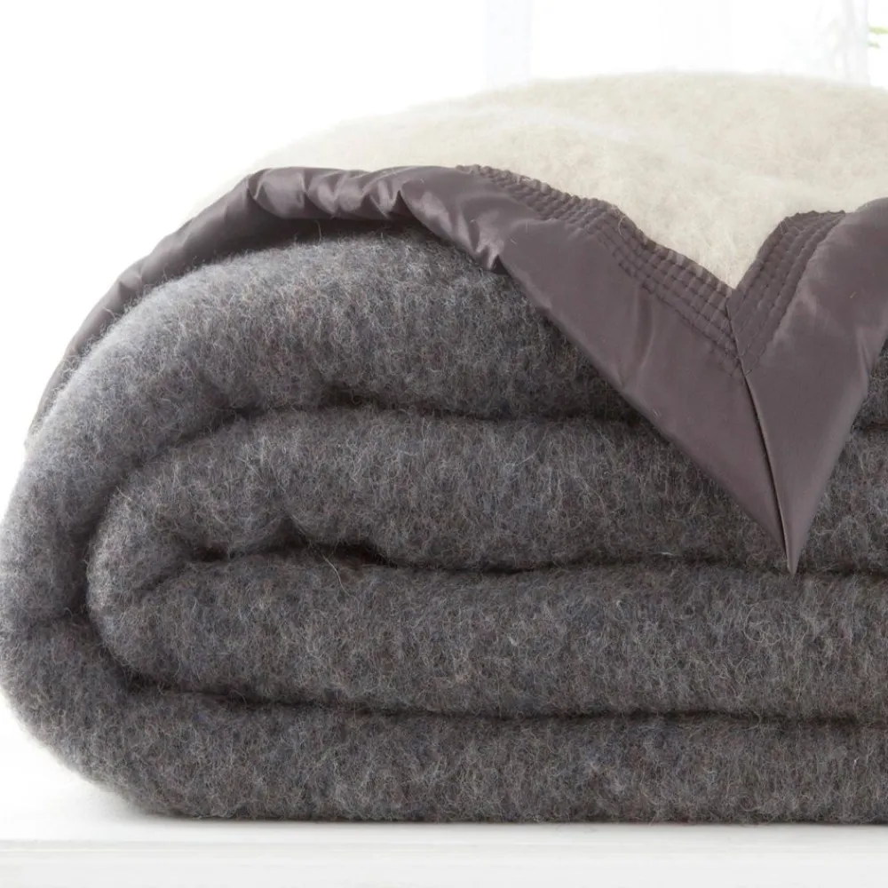 Becquet Couverture LAINE Woolmark® - 800 g/m² - Ultra-chaude< Couverture|Couverture