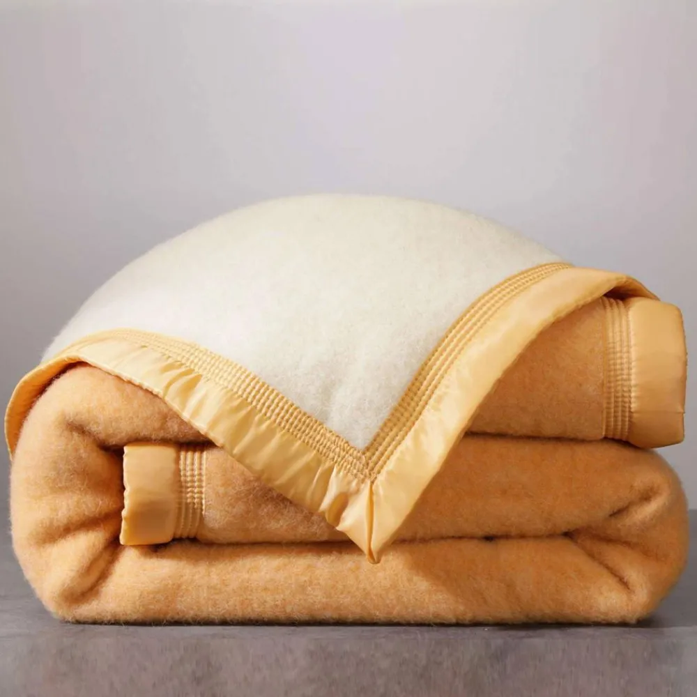 Becquet Couverture LAINE Woolmark® - 800 g/m² - Ultra-chaude< Couverture|Couverture