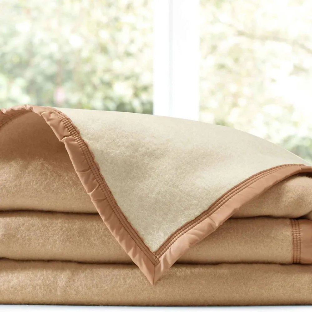 Becquet Couverture LAINE Woolmark® 500 g/m² - Chaude< Couverture|Couverture