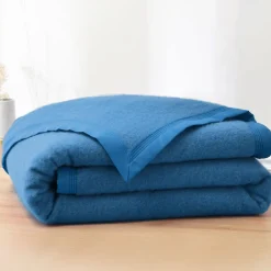 Becquet Couverture LAINE Woolmark® mi-saison - 350 g/m² - Tempérée< Couverture|Couverture