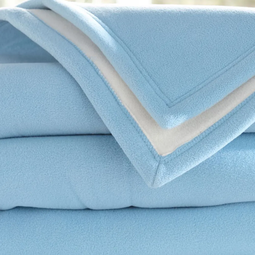 Becquet Couverture POLAIRE BICOLORE microfibre très chaude< Couverture|Couverture