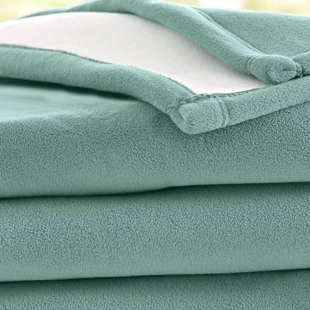 Becquet Couverture POLAIRE BICOLORE microfibre très chaude< Couverture|Couverture