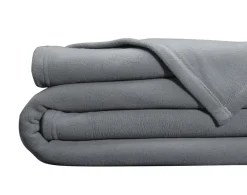 Becquet Couverture POLAIRE UNIE microfibre - tempérée< Couverture|Couverture