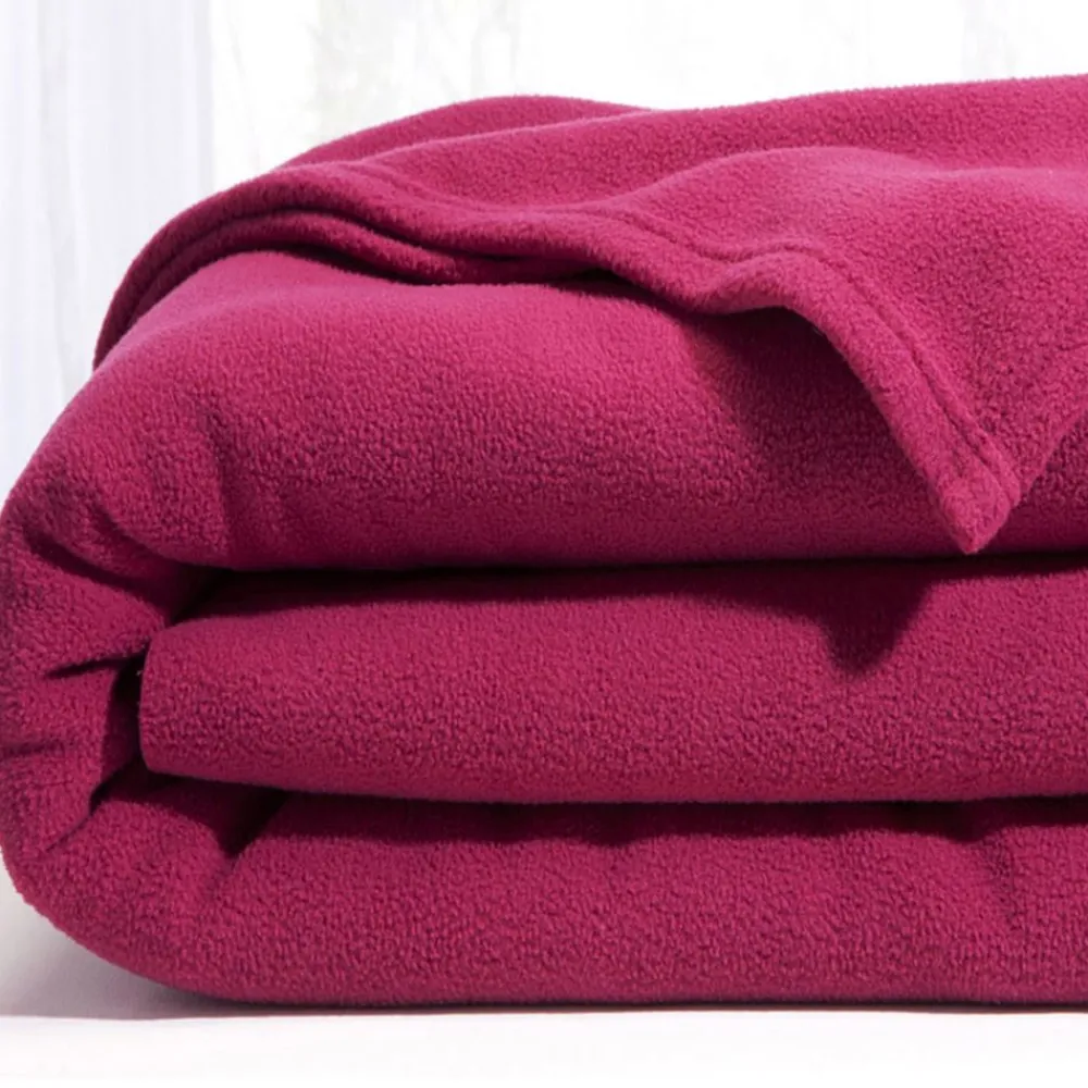 Becquet Couverture POLAIRE UNIE microfibre - tempérée< Couverture|Couverture