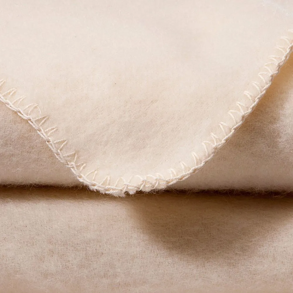 Becquet Couverture PURE LAINE ÉCOLOGIQUE 450 G/m² - Chaude< Couverture|Couverture