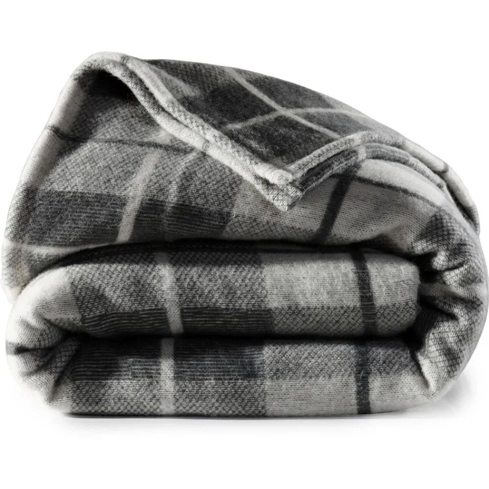 Becquet Couverture WOOLMARK® tissée jacquard - 400 g/m² - chaude< Couverture|Couverture