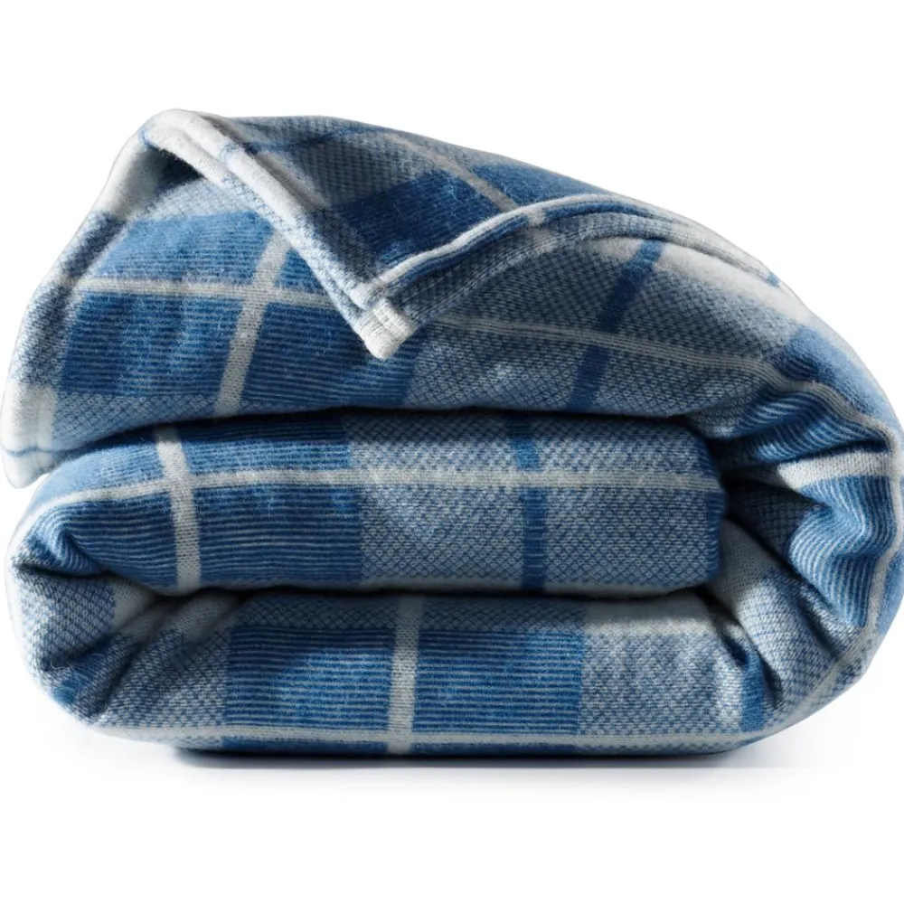 Becquet Couverture WOOLMARK® tissée jacquard - 400 g/m² - chaude< Couverture|Couverture
