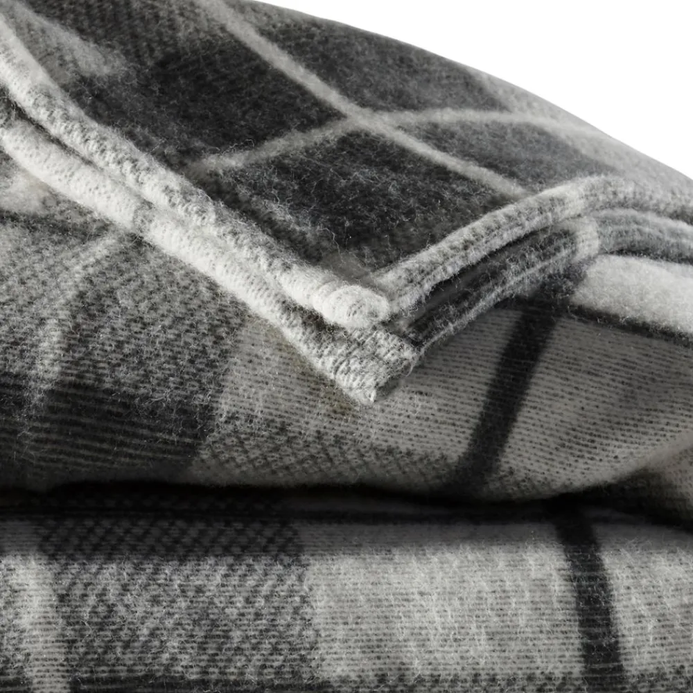 Becquet Couverture WOOLMARK® tissée jacquard - 400 g/m² - chaude< Couverture|Couverture