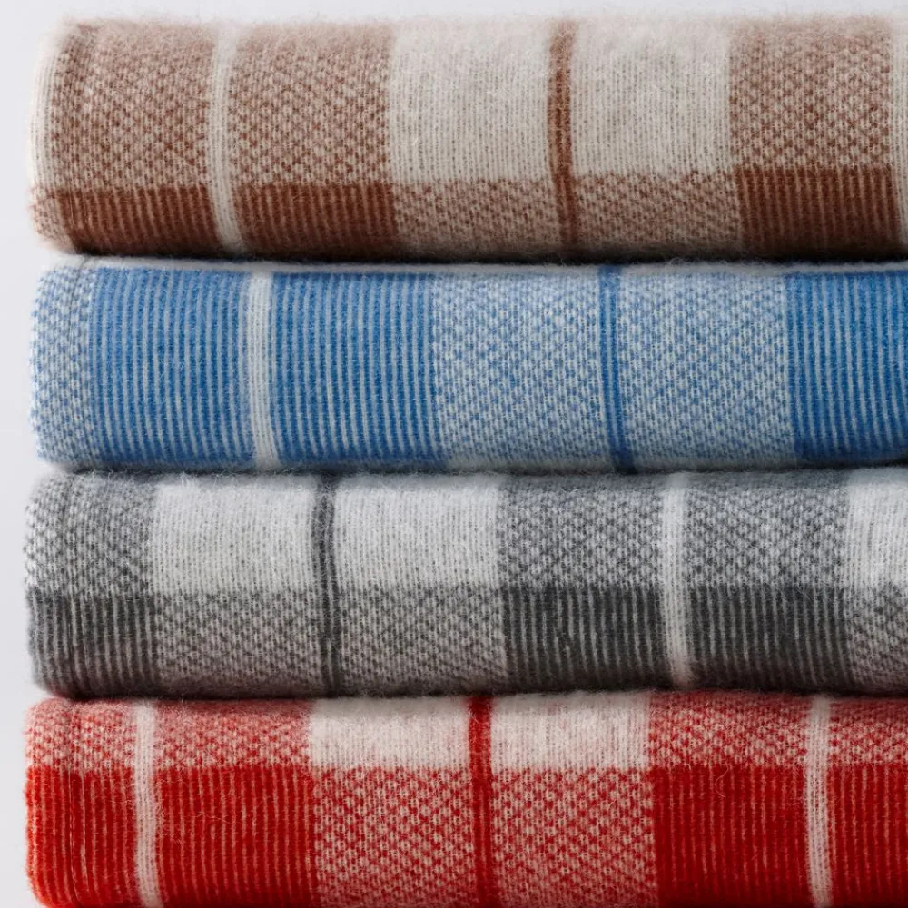 Becquet Couverture WOOLMARK® tissée jacquard - 400 g/m² - chaude< Couverture|Couverture