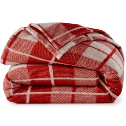 Becquet Couverture WOOLMARK® tissée jacquard - 400 g/m² - chaude< Couverture|Couverture