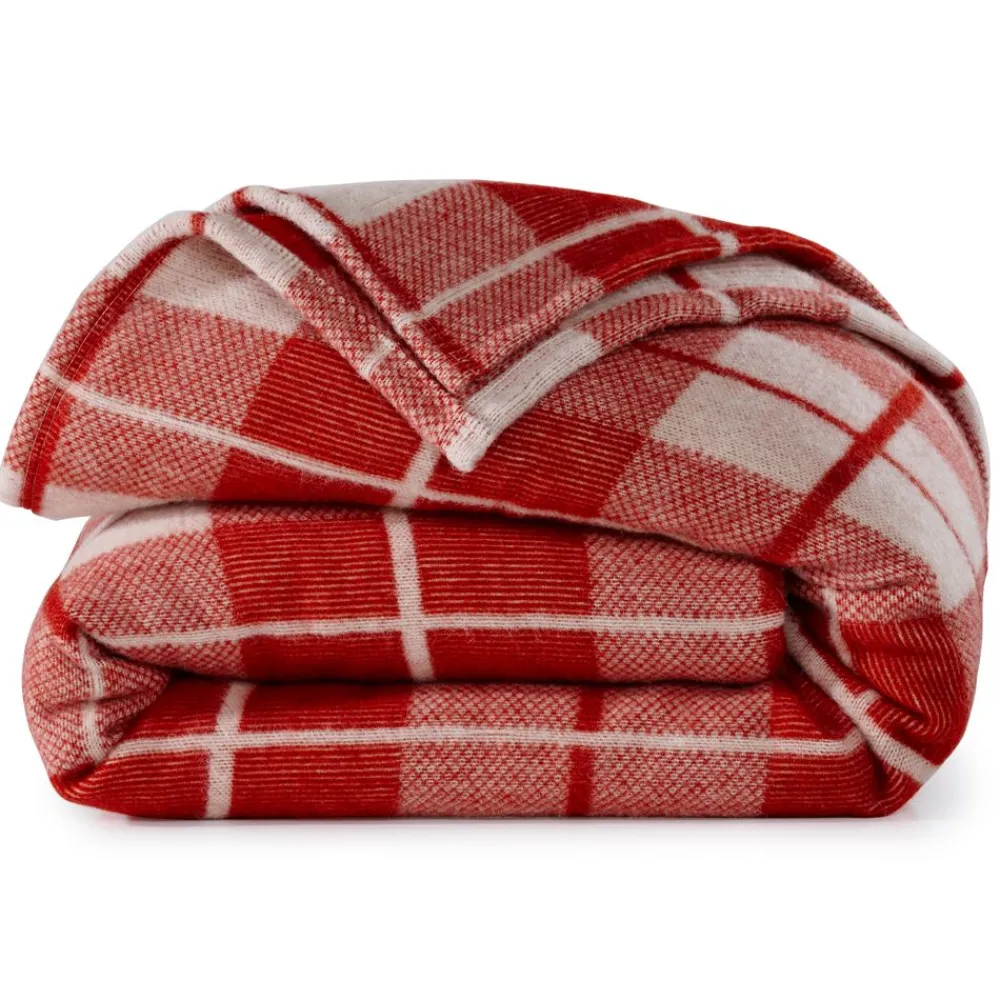 Becquet Couverture WOOLMARK® tissée jacquard - 400 g/m² - chaude< Couverture|Couverture