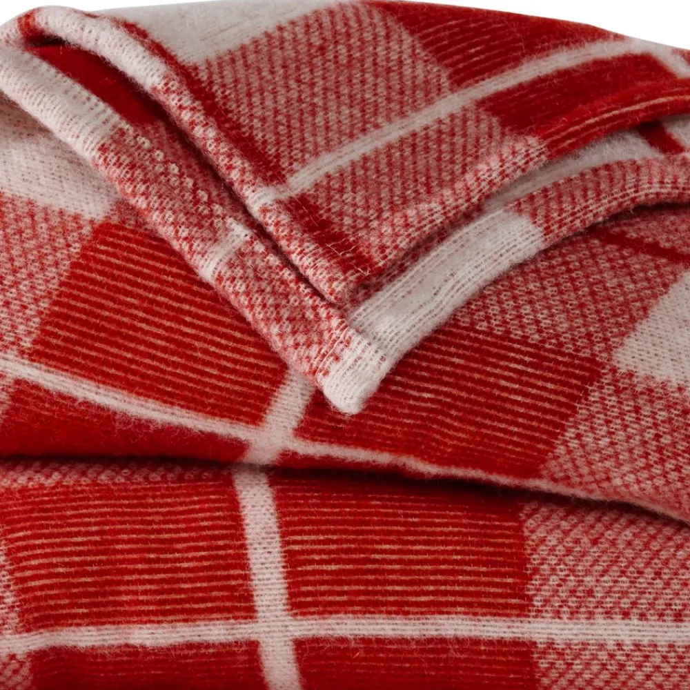 Becquet Couverture WOOLMARK® tissée jacquard - 400 g/m² - chaude< Couverture|Couverture