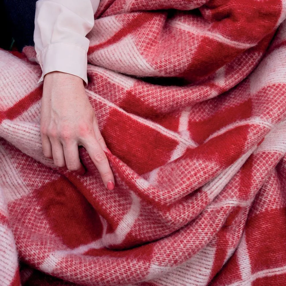 Becquet Couverture WOOLMARK® tissée jacquard - 400 g/m² - chaude< Couverture|Couverture